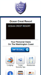 Mobile Screenshot of oceancrestresort.com